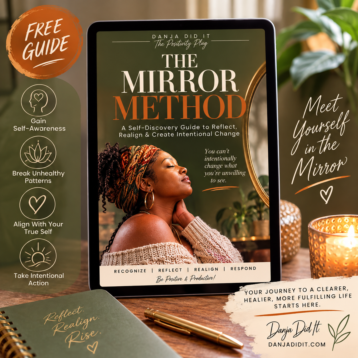Mirror Method: A Self-Discovery Guide to Reflect, Realign & Create Intentional Change