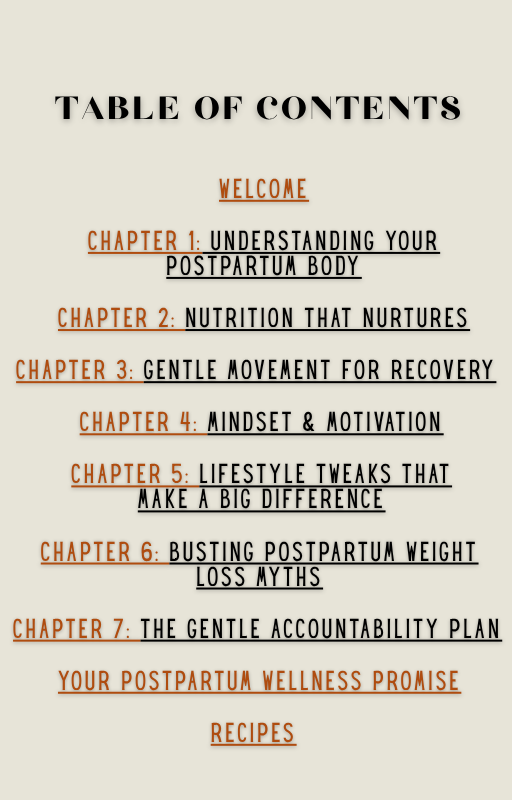 Postpartum Weightloss: A Guide to Feeling Strong, Confident & Energized