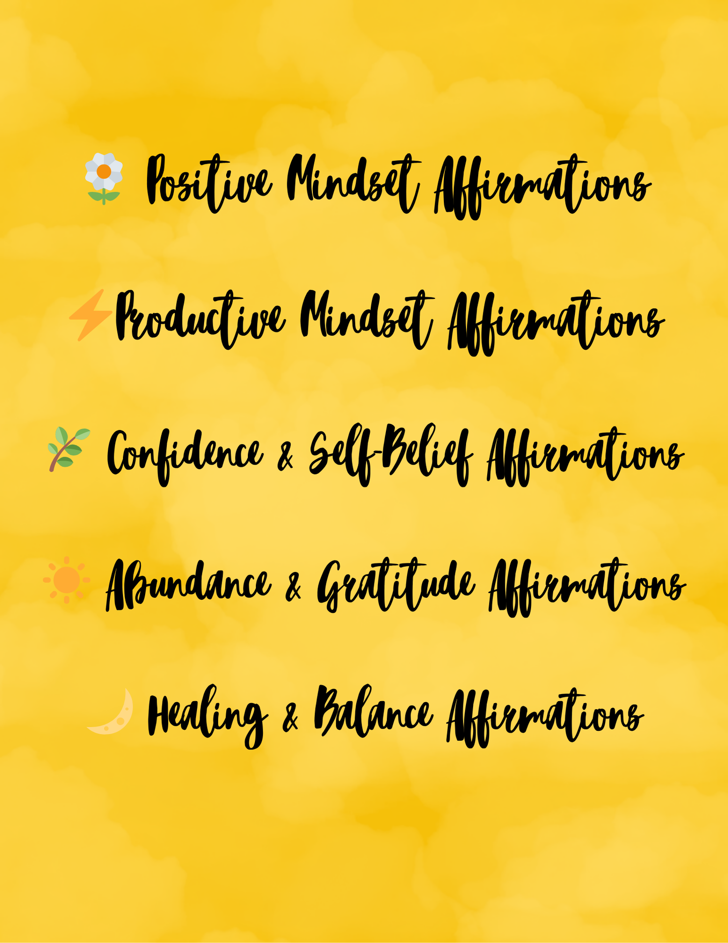 44 Affirmations for a Mindset Shift