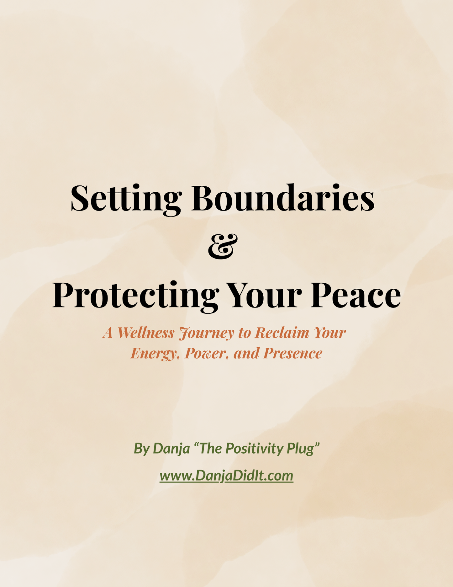 Setting Boundaries & Protecting Your Peace